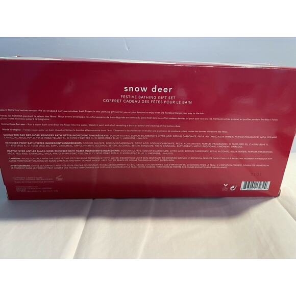 Holler and Glow Snow Deer Bathing Trio Gift Set - 3ct NIB - Picture 3 of 3